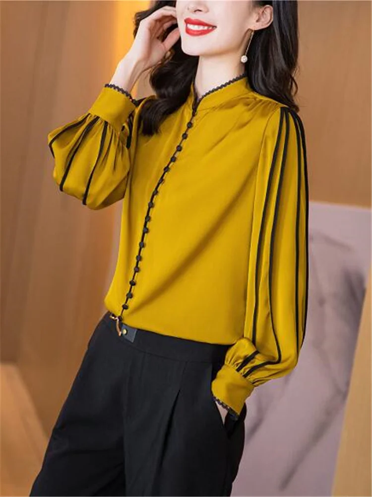 Satin Blouse Image 3