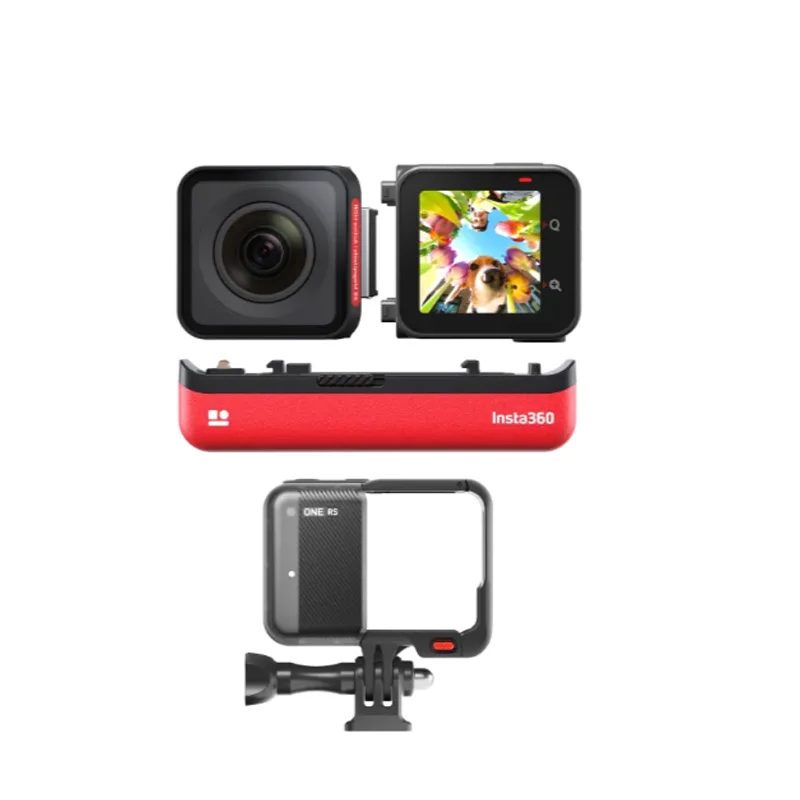 Insta360 ONE RS 방수 액션 카메라 및 5.7K 360 카메라, 트윈 렌즈, 360 렌즈, 4K 에디션, 오리지널 신제품
