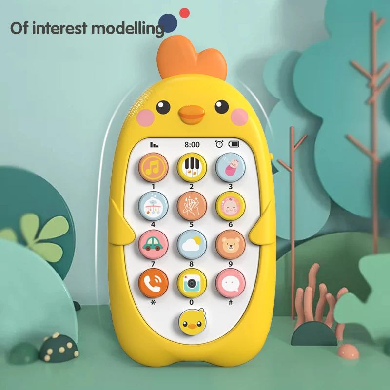 Baby Phone Toy Mobile Telephone Early Educational Learning Machine Kids Gifts Music Sound Machine Electronic Newborn Babi Toys