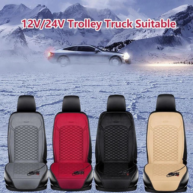 Universal Heated Car Seat Cover Heating Pad Electric Heat Seat Cushion  Winter Keep Warm Chair Heater 12V/24V Auto Truck SUV - AliExpress