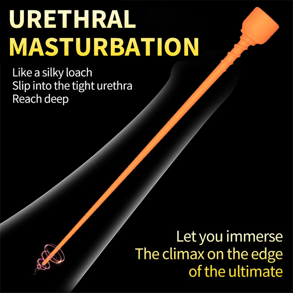 Long Urethral Dilator Catheter Penis Plug Sounding Horse Eye Stimulation Adult Products urethral dilator silicone urethral dilator
