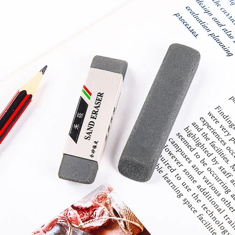 Faber Castell 7016 Natural Rubber Eraser for Gel/Ink/Ballpoint/Fountain Pen  Sand Rubber Eraser Erasable School Exam Supplies