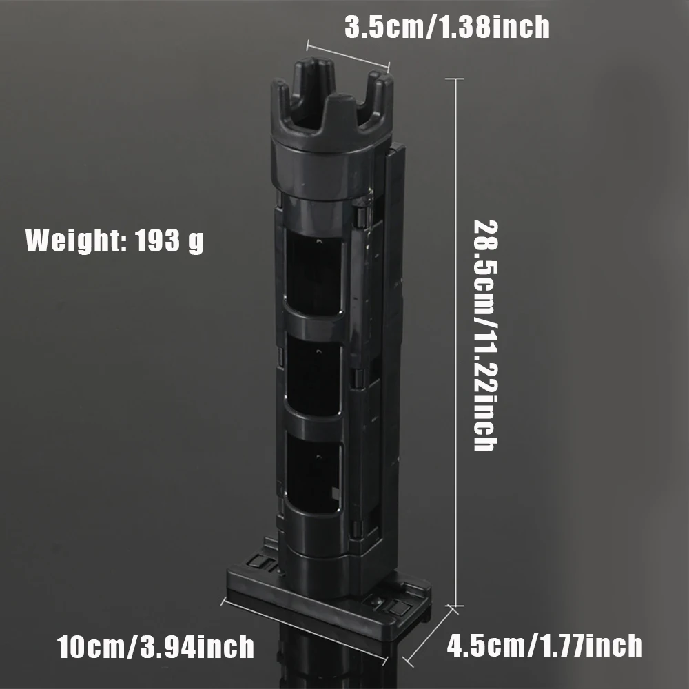 Multifunctional Portable Fishing Box Rod Stand Fishing Box Rod Barrel Holder Fishing Box Pole Accessories