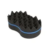 Curly Hair Styling Sponge Brush Double Sided  Sponge Brushes Multi-holes Side Braid Twist Hair Curl Wave hair brush for Afico 3