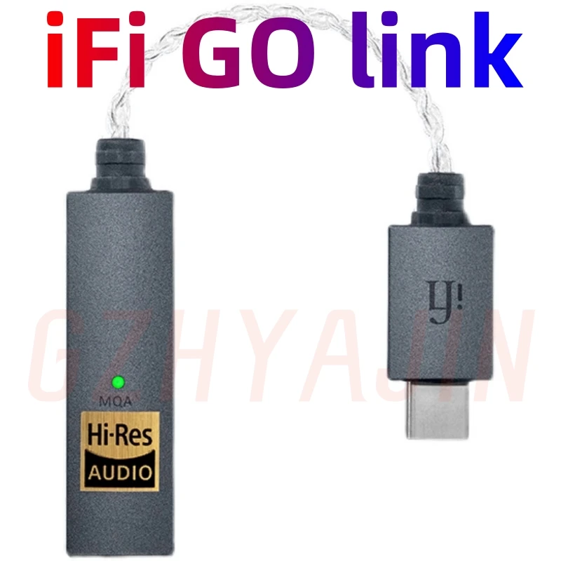 Ifi Go Link Usb Portatile Bilanciato Dac Amplificatore Per Cuffie Dongle Miglioramento Della Gamma Dinamica Decoder Di Distorsione Armonica Totale