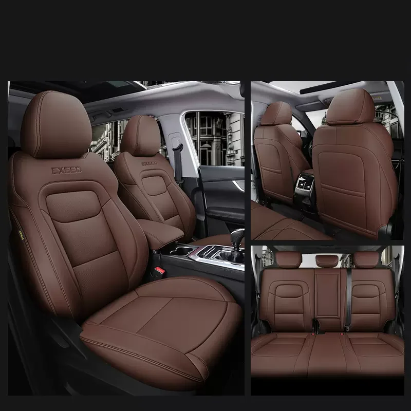 맞춤형 차량 시트 커버, 내구성 좋은 가죽, Chery Tiggo 8 Tiggo 7 전체 서라운드 전체 커버리지 세트