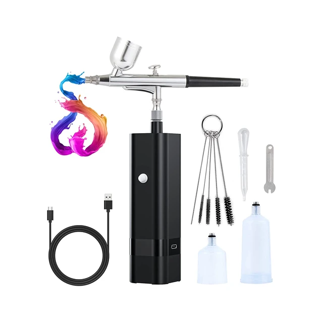 Airbrush Set with Compressor - 5 Colour Ink Excluded Buy?