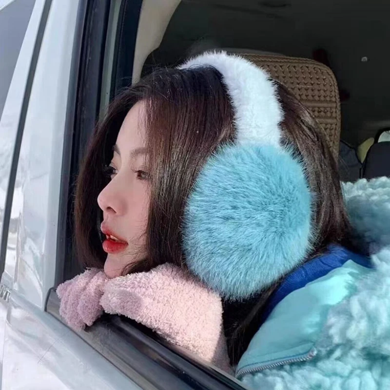 Soft Plush Ear Warmer Winter Earmuffs Outdoor Cold Protection Folding Earflap warm earmuffs