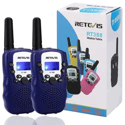 Walkie talkie Radio pour enfants, 2 pièces, 800M, RT388, cadeau d'anniversaire et de noël, jouet pour garçons et filles 