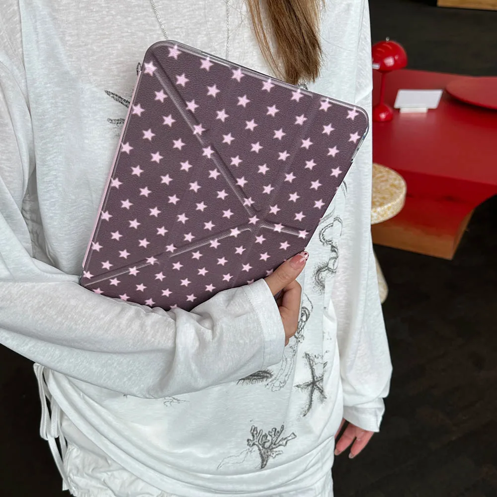 Full Screen of Stars Tablet Case with Pencil Holder