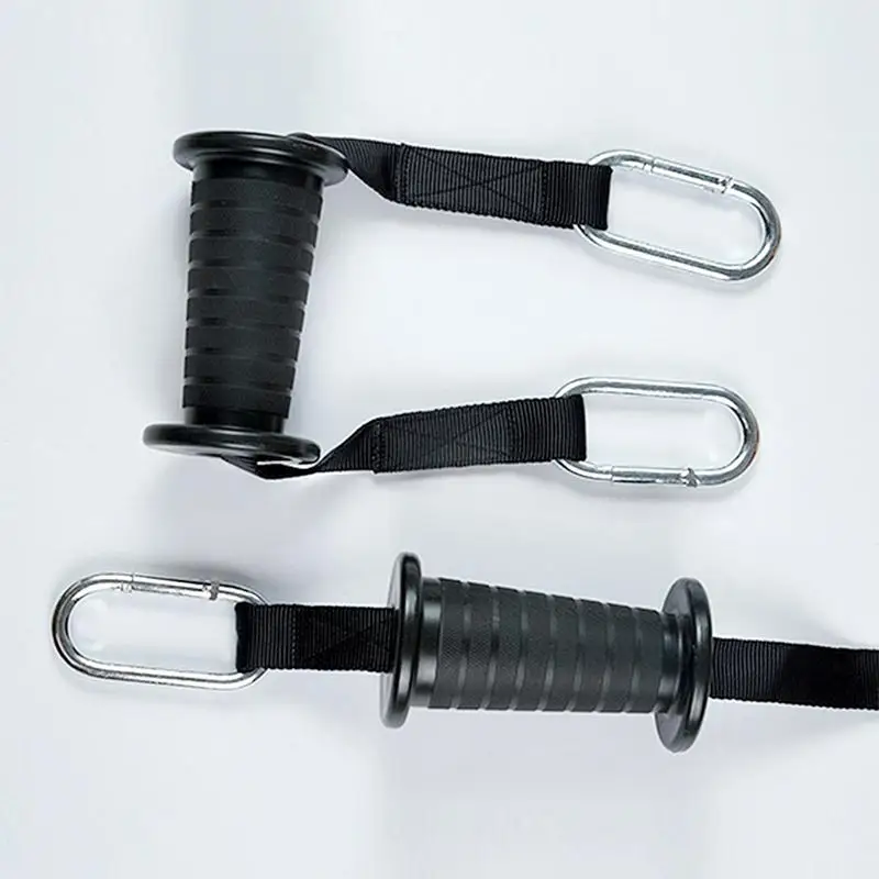 Cable attachments for gym gym tapered rope grip handle tapered and knurled grip design cable machine accessories