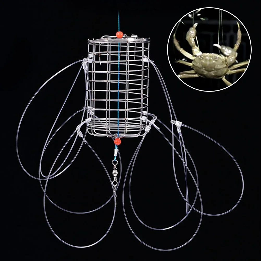 Crab Catching Trap Stainless Steel Bait Cage