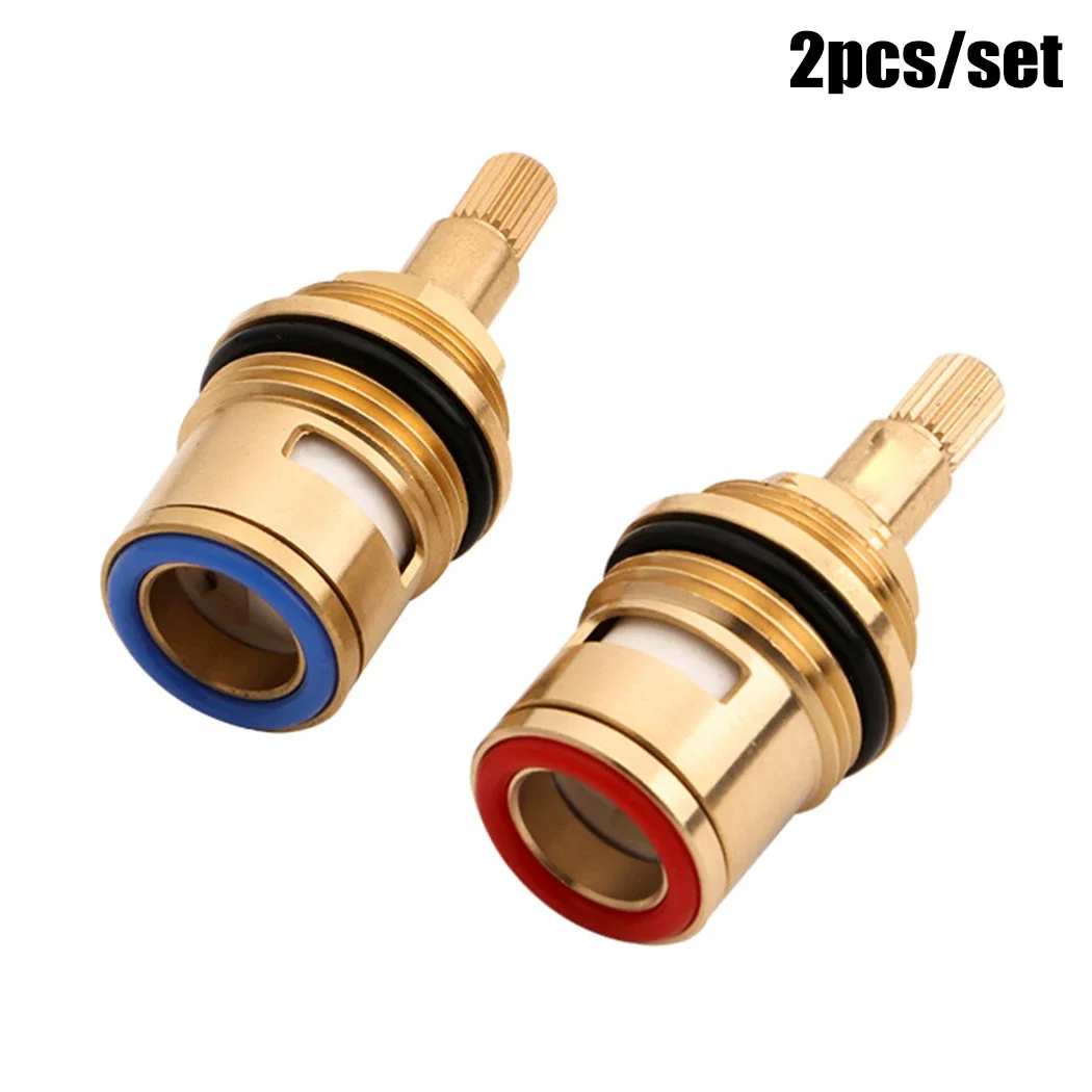 Bathtub Faucet Cartridge Ceramic Valve Core Hot Cold Water Replacement Filter Quarter Turn Mixer Tap Bathroom Accessories