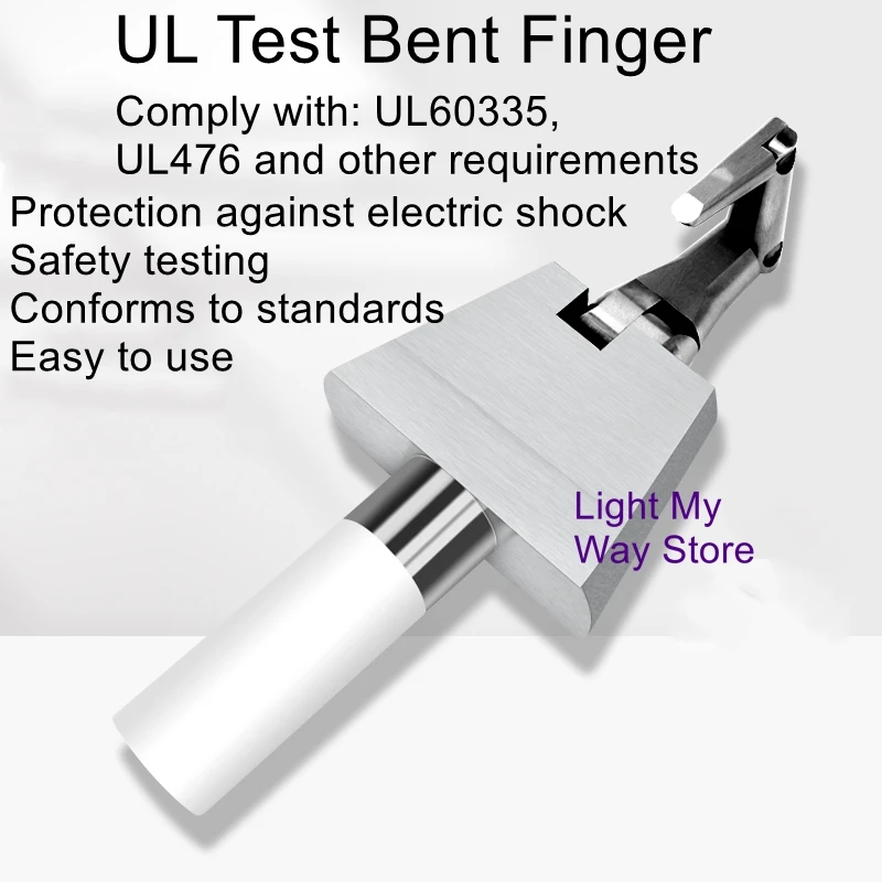 

UL Test Bent Finger/Straight Finger PA100 Articulated Fit Test Finger UL60335/476/1026/1278 Safety Regulations