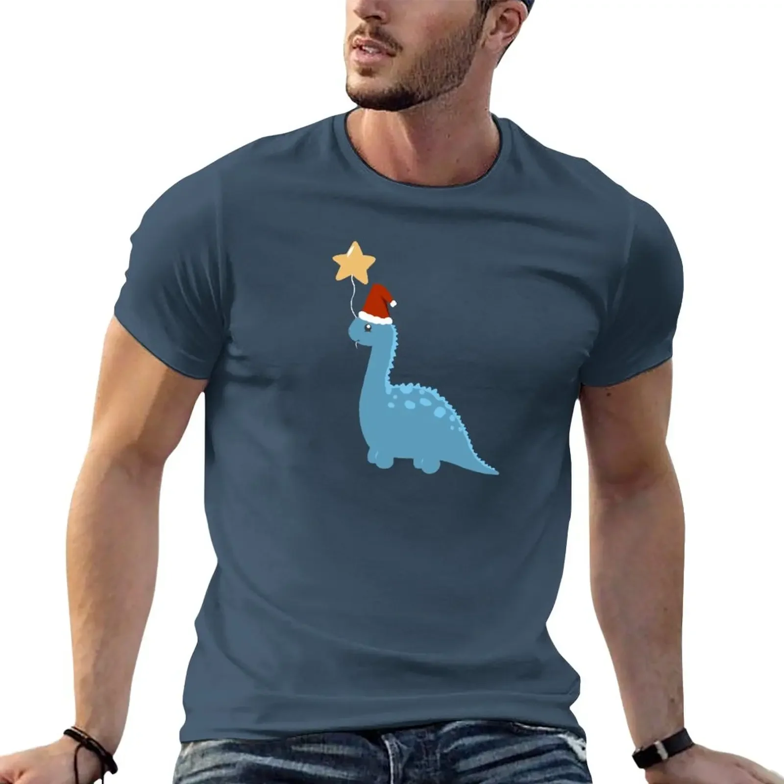 

Christmas Dino T-Shirt blacks sweat plus sizes men graphic t shirts