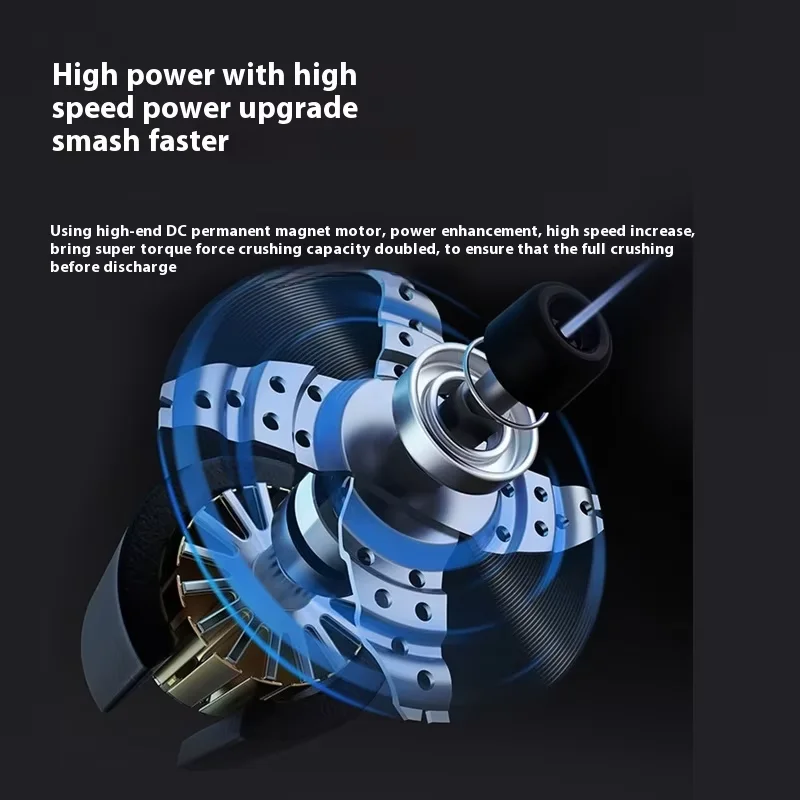 S55 Household Kitchen Garbage Disposal Stainless Steel Material Anti-Blocking Design