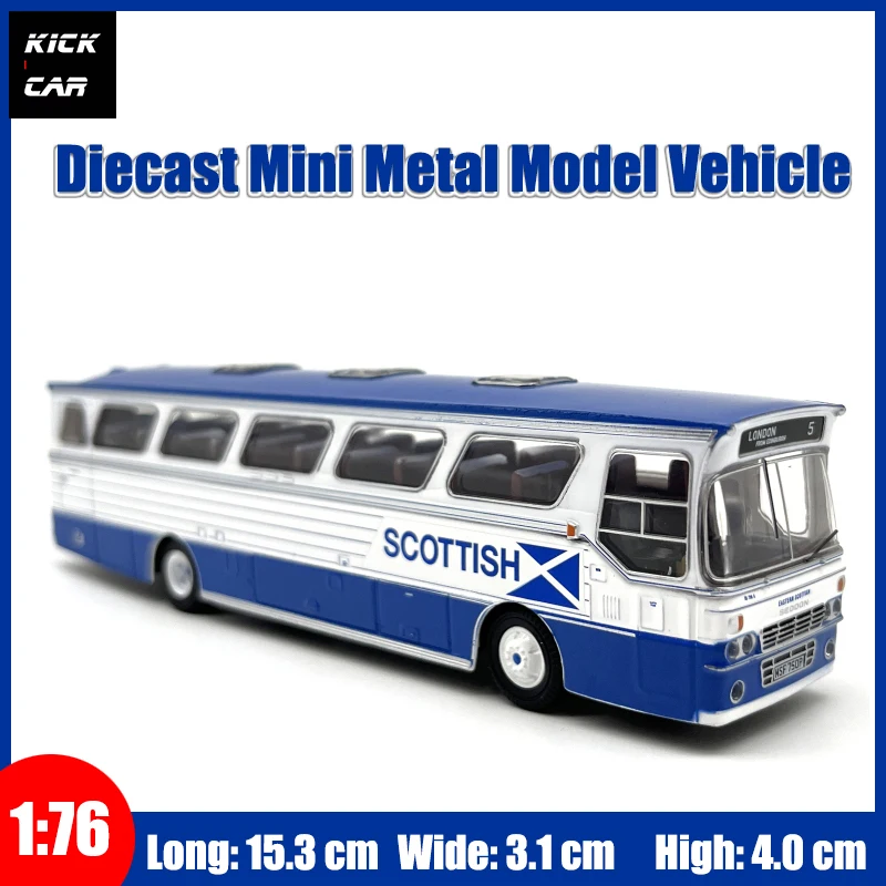 

OXFORD 1/76 Diecast Model Car M Bus Rubber Tires Holiday Toy Gifts for Children Adults Collection Hobby