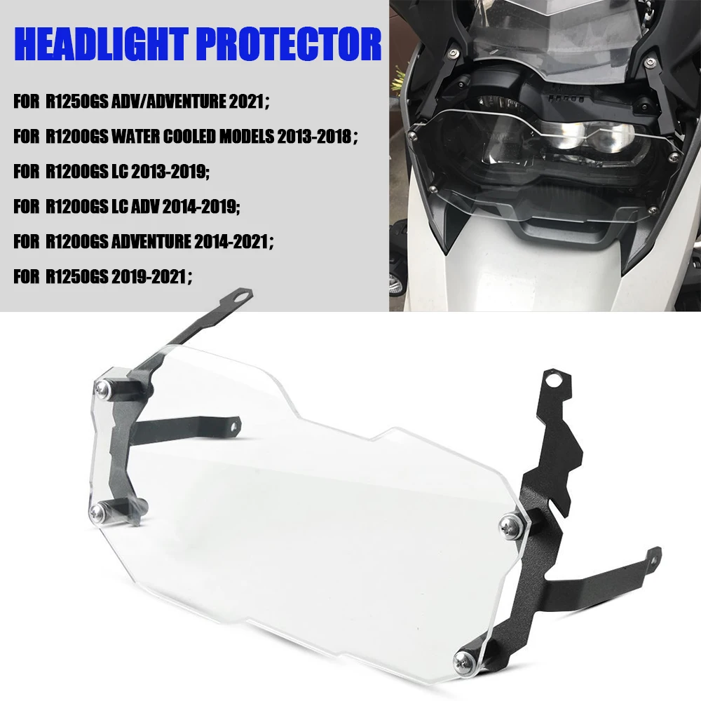 For Bmw R1250gs 2021 Motorcycle Headlight Protector Grille Guard Cover R1250gs R 1250 Gs Lc