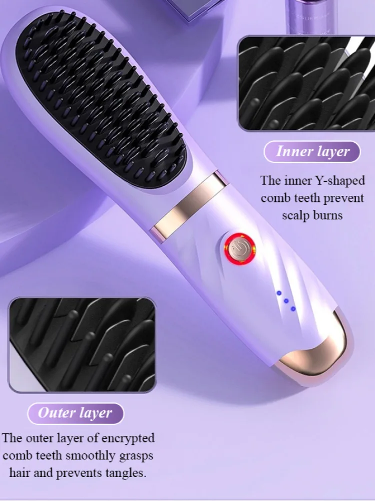 Portable mini lazy people must have wireless charging care rechargeable model comb