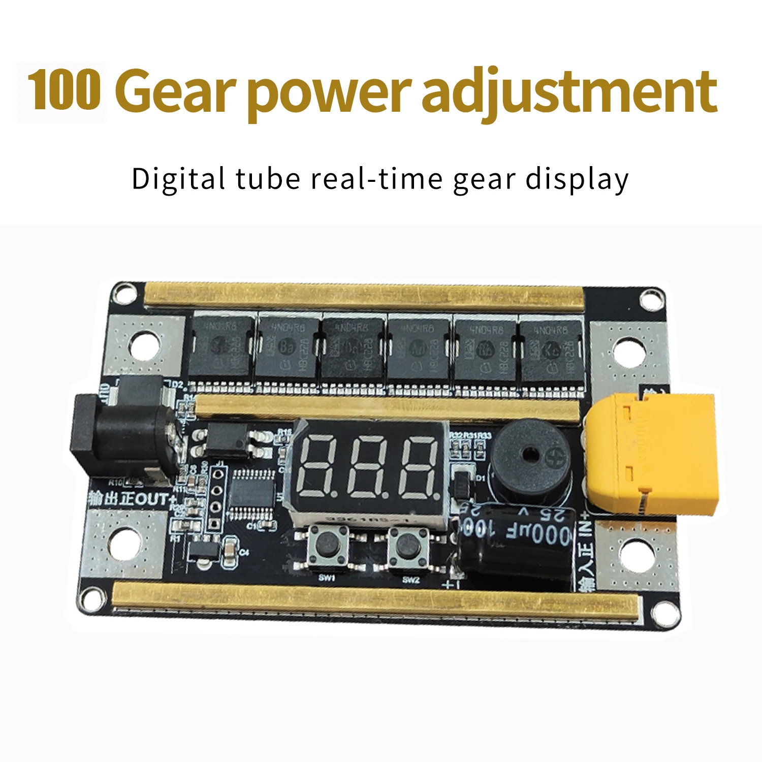18650 리튬 배터리 용접 도구용 미니 핸드 헬드 스폿 용접기 PCB 회로 기판, 99 기어 스폿 용접기 제어 보드