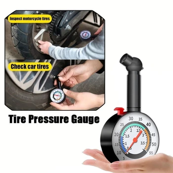 Car Tyre Tire Pressure Gauge For Car Auto Motorcycle Truck Bike Dial Meter Vehicle Tester Pressure Tyre Measurement Tool 1