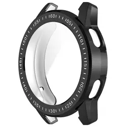 Ultra-Durable Smart Bumper TPU Case with Screen Protector & Watchband (Black)