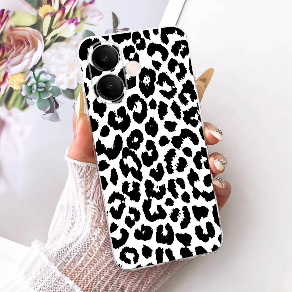 Clear Luxury Cute Cat & Butterfly Painted Case