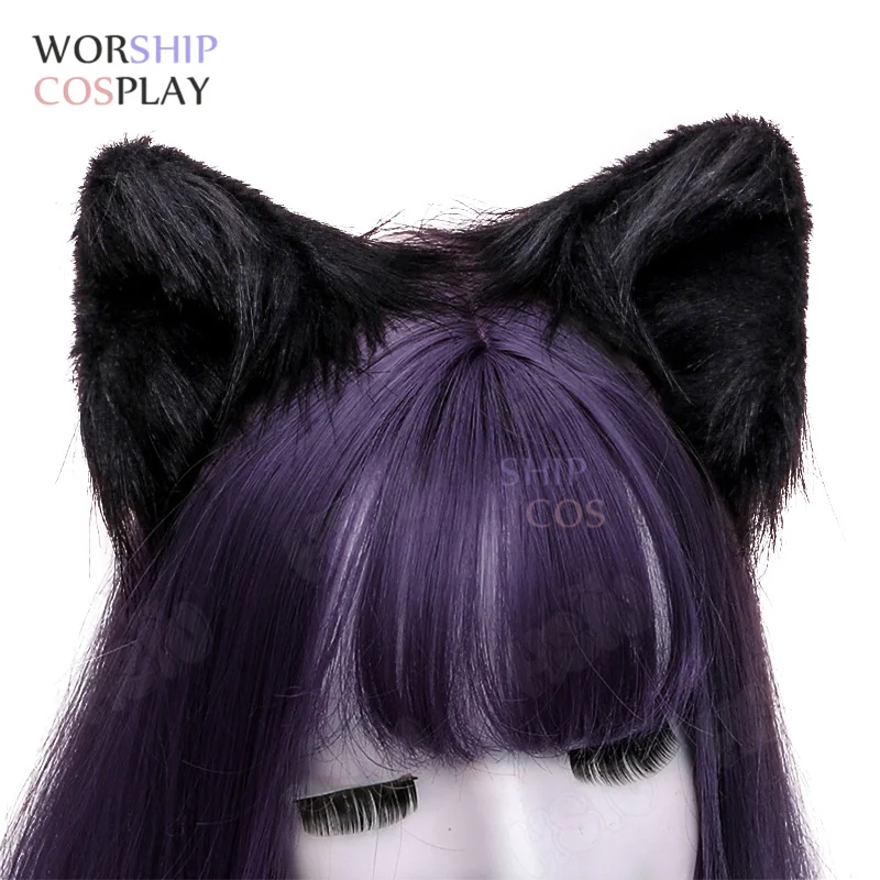 

Anime Komi-san wa Comyushou desu Cosplay Headwear Komi Shoko Ear Headdress Hair Clip Band Cat Ear Hairpin Halloween Costume Prop