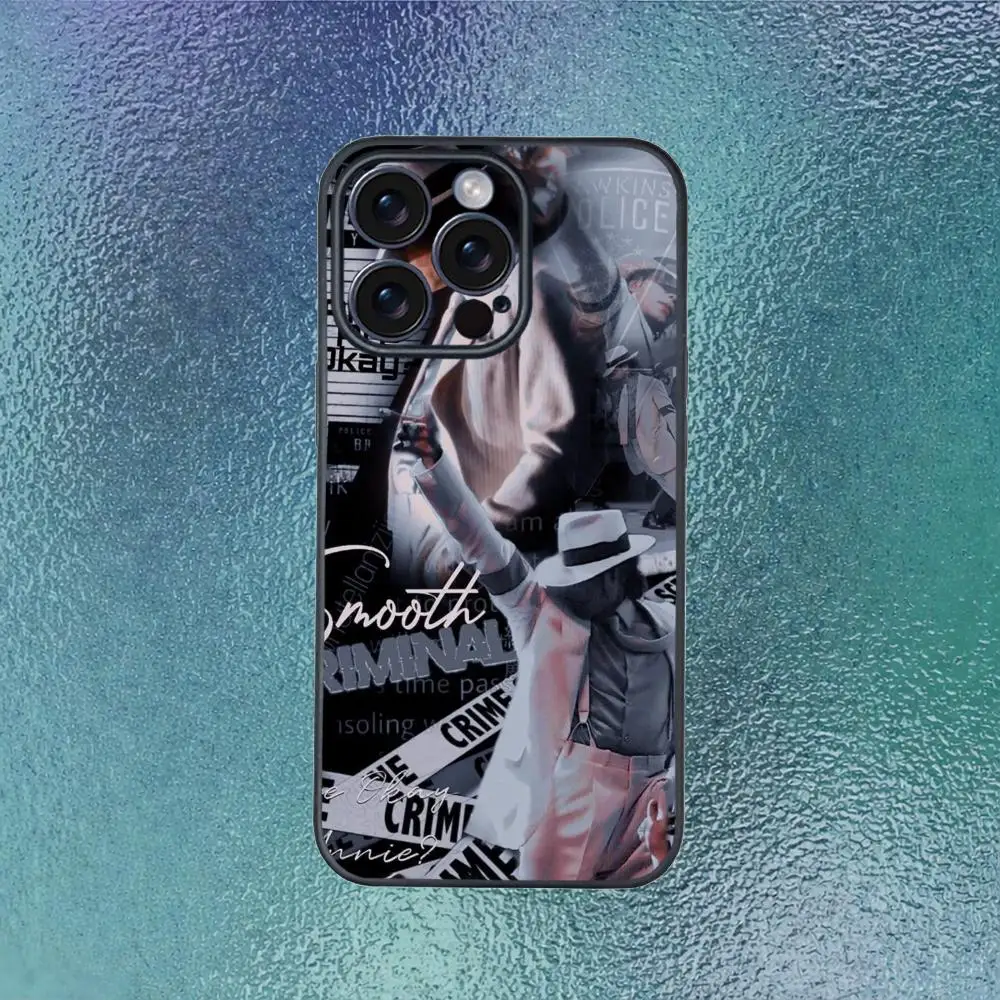 Michael Jackson Inspired Black Frosted Soft Shell Phone Case