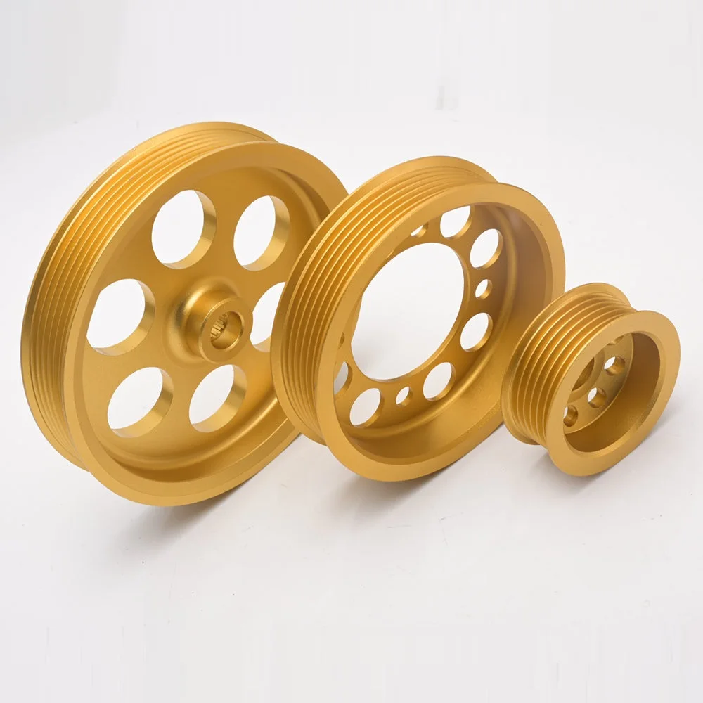 TANSKY Lightweight Crank Pulley For 93-97 Toyota Supra JZA80 2JZGTE Underdrive TK-PYJZA80