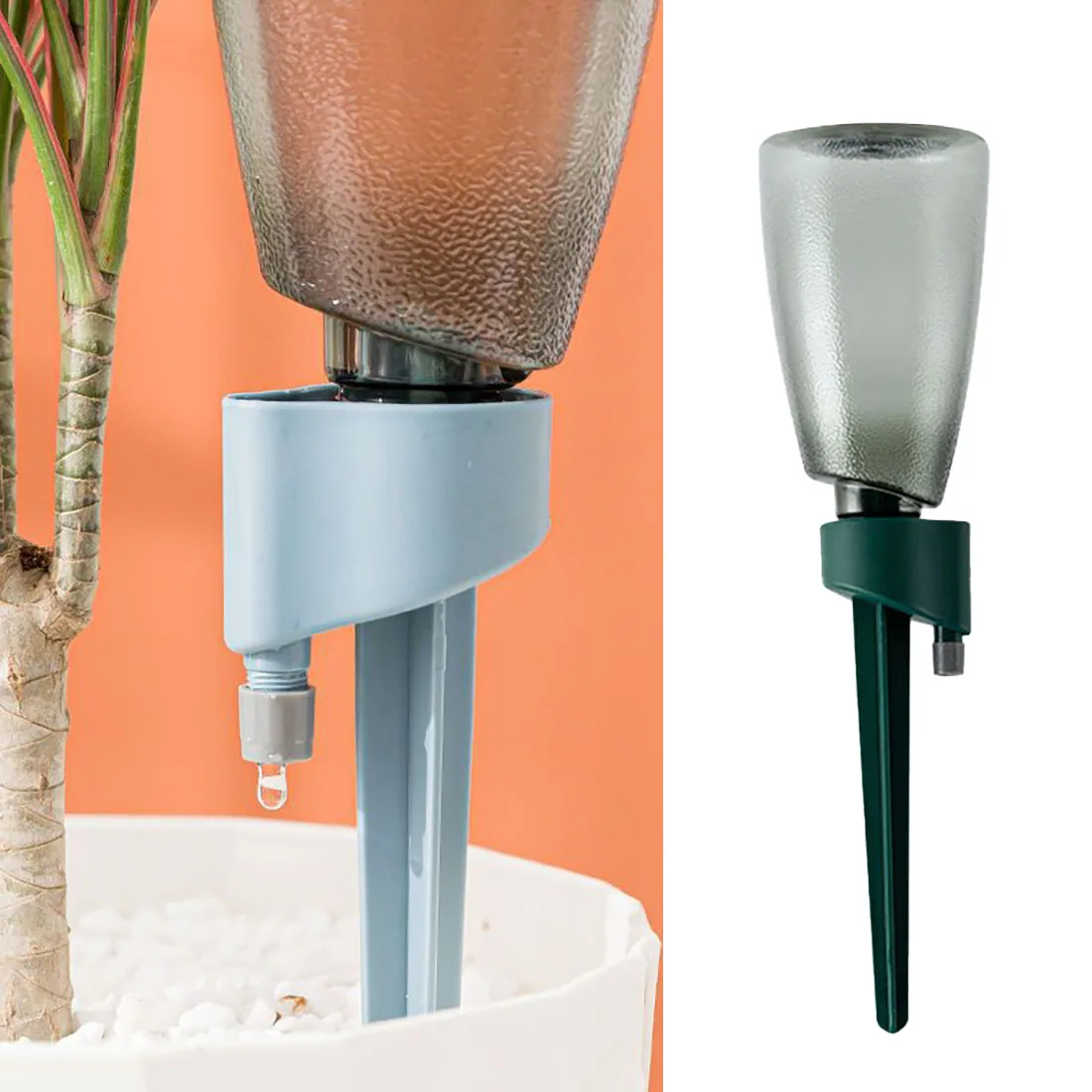 

Adjustable Auto Drip Irrigation Watering Devices, Self Watering Dripper Spikes for Garden, Indoor, Flower, Potted Plants