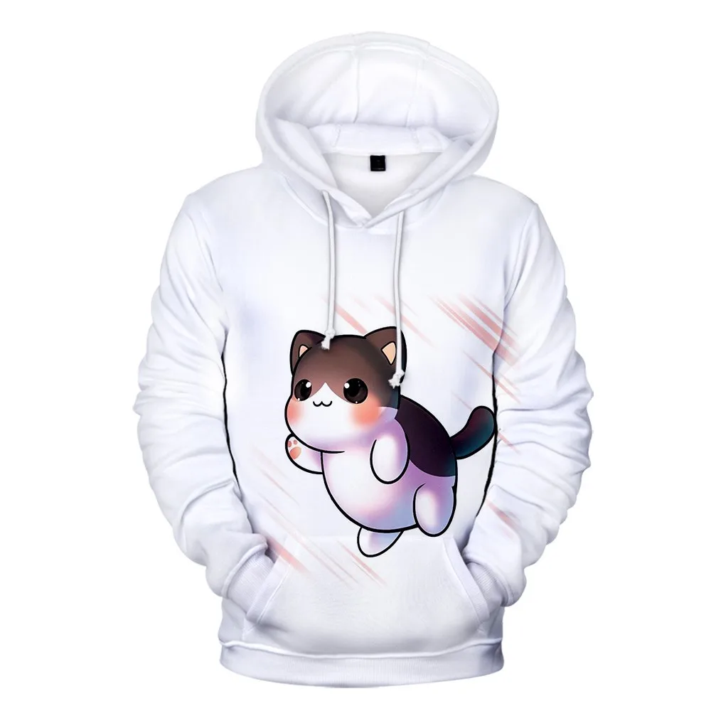 

Толстовка Aphmau с 3D рисунком для мальчиков и девочек, милые детские толстовки с мультяшным рисунком, свитшот для мужчин и женщин, осенний пуловер в стиле Харадзюку, одежда с капюшоном