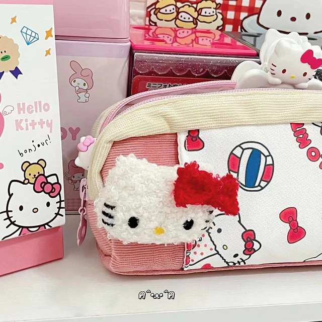 Kawaii Sanrio Hello Kitty astuccio per matite ragazze studente