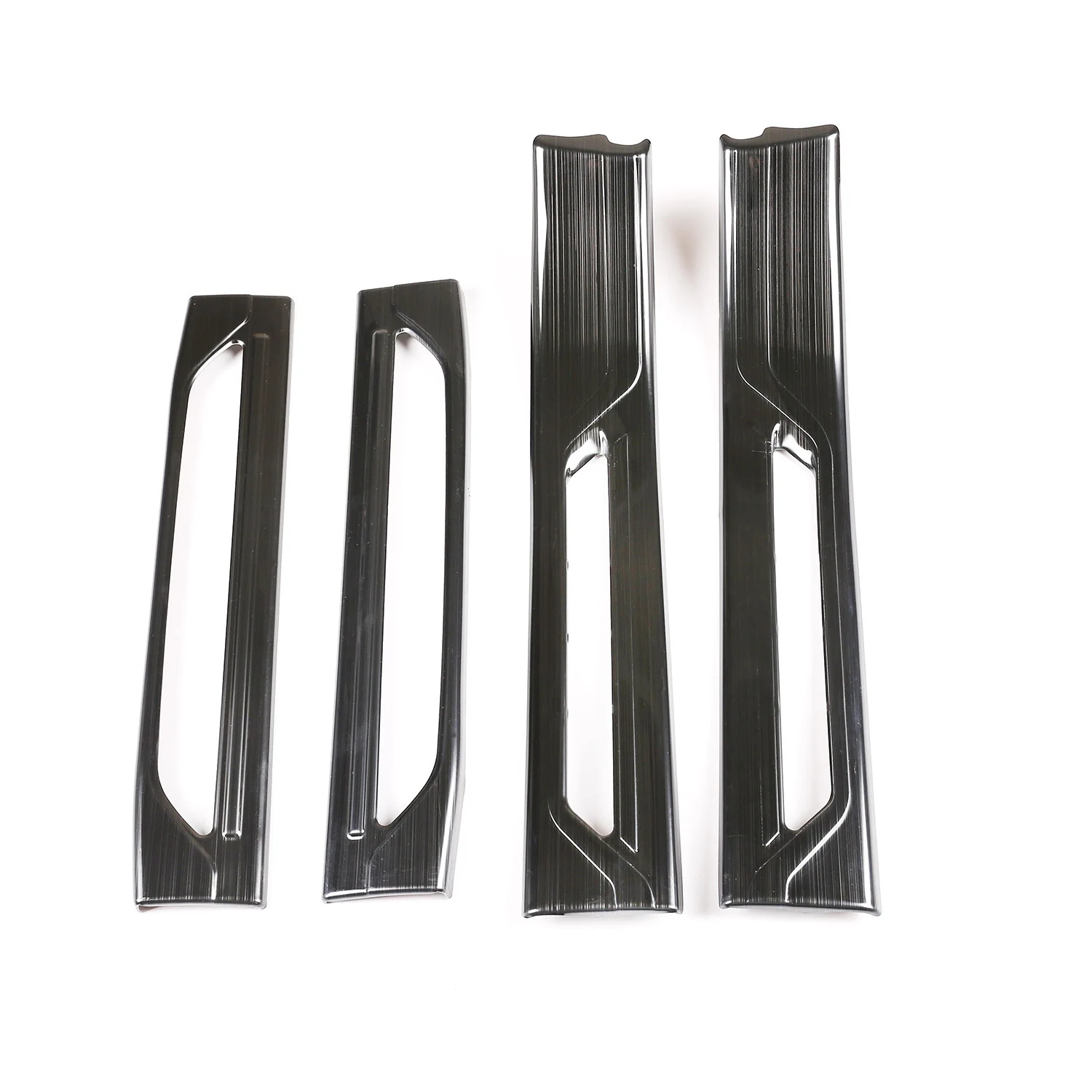 

4Pcs Stainless Steel Built Door Sill Strip Car Interior Accessories Trim for Jaguar XEL 2019