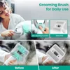 INSE P20 Pet Grooming Kit & Vacuum Suction 99% Pet Hair, Professional Grooming Clippers with 5 Grooming Tools for Dogs Cats and 2