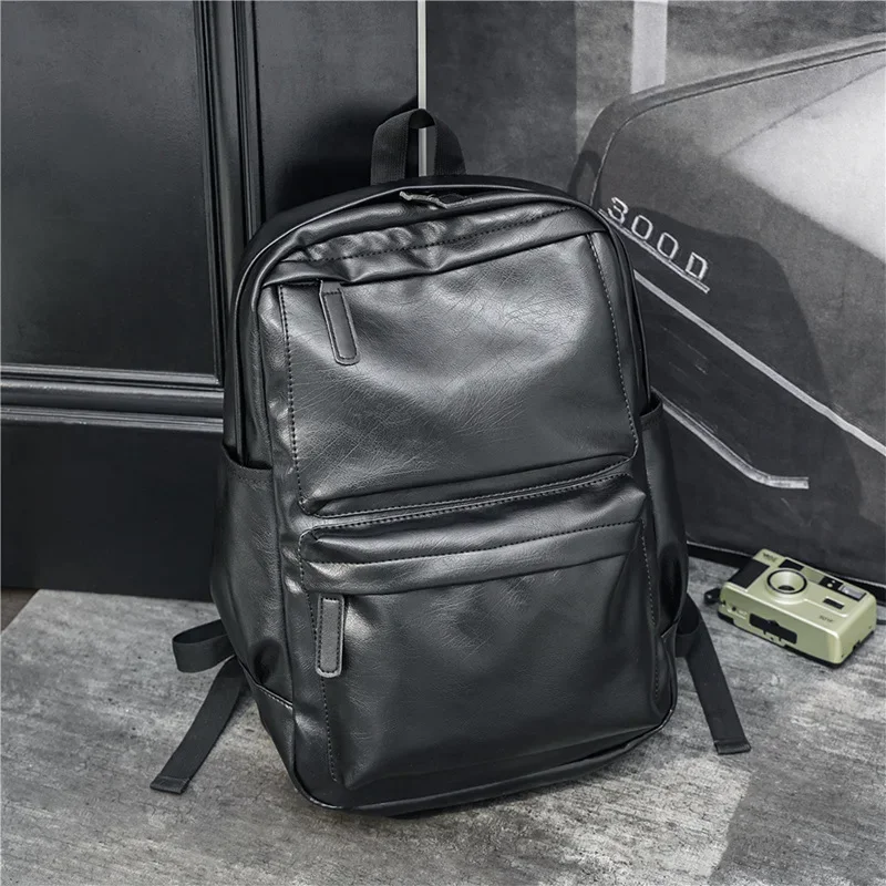 Fashion Backpack Men Women Luxury Leather Men's Backpacks Softback Large Capacity Travel Backbags Unisex Schoolbags Laptop Bags