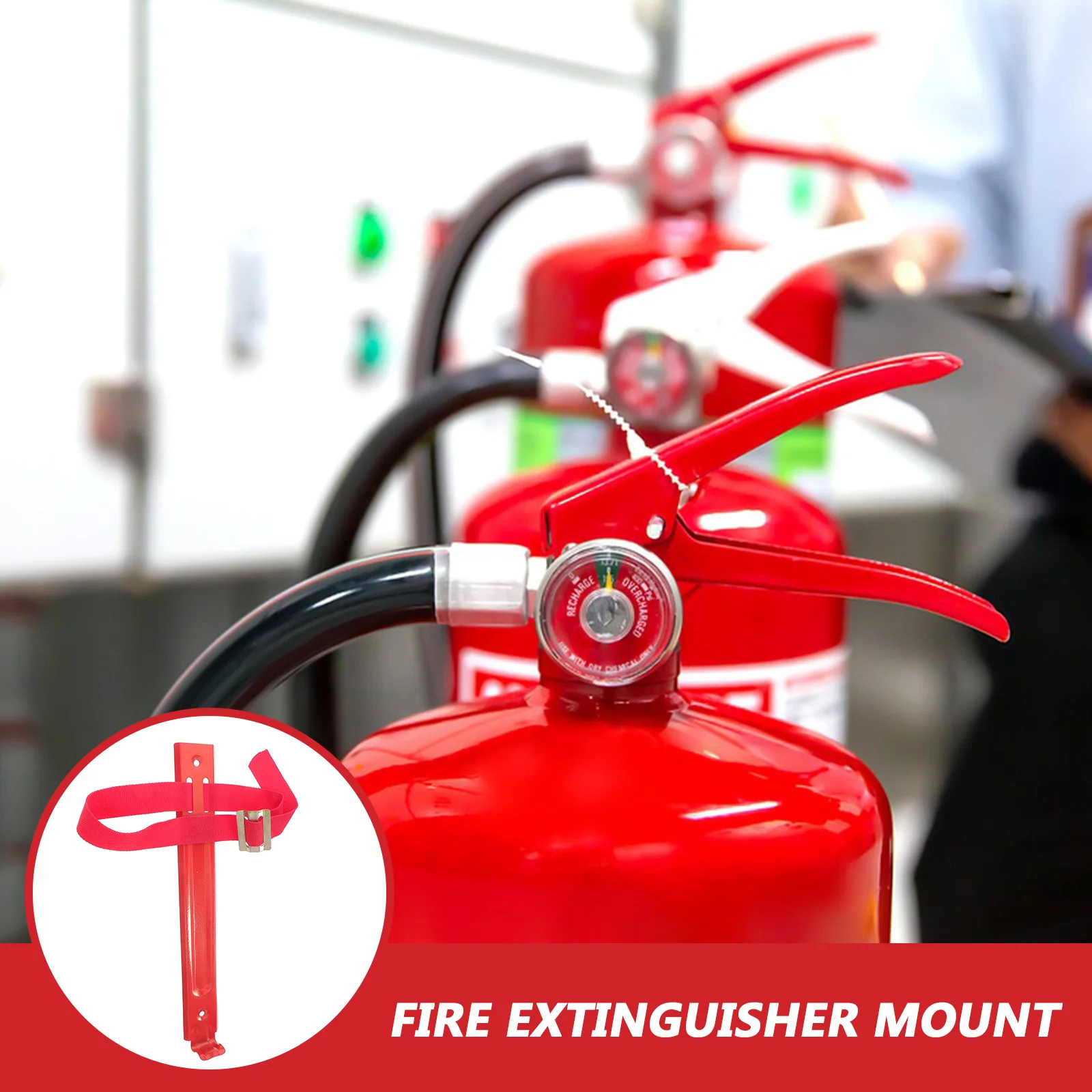 Fire Extinguisher Hook Lanyards Holder for Car Mount One Piece Iron Wall Hanging Hooks