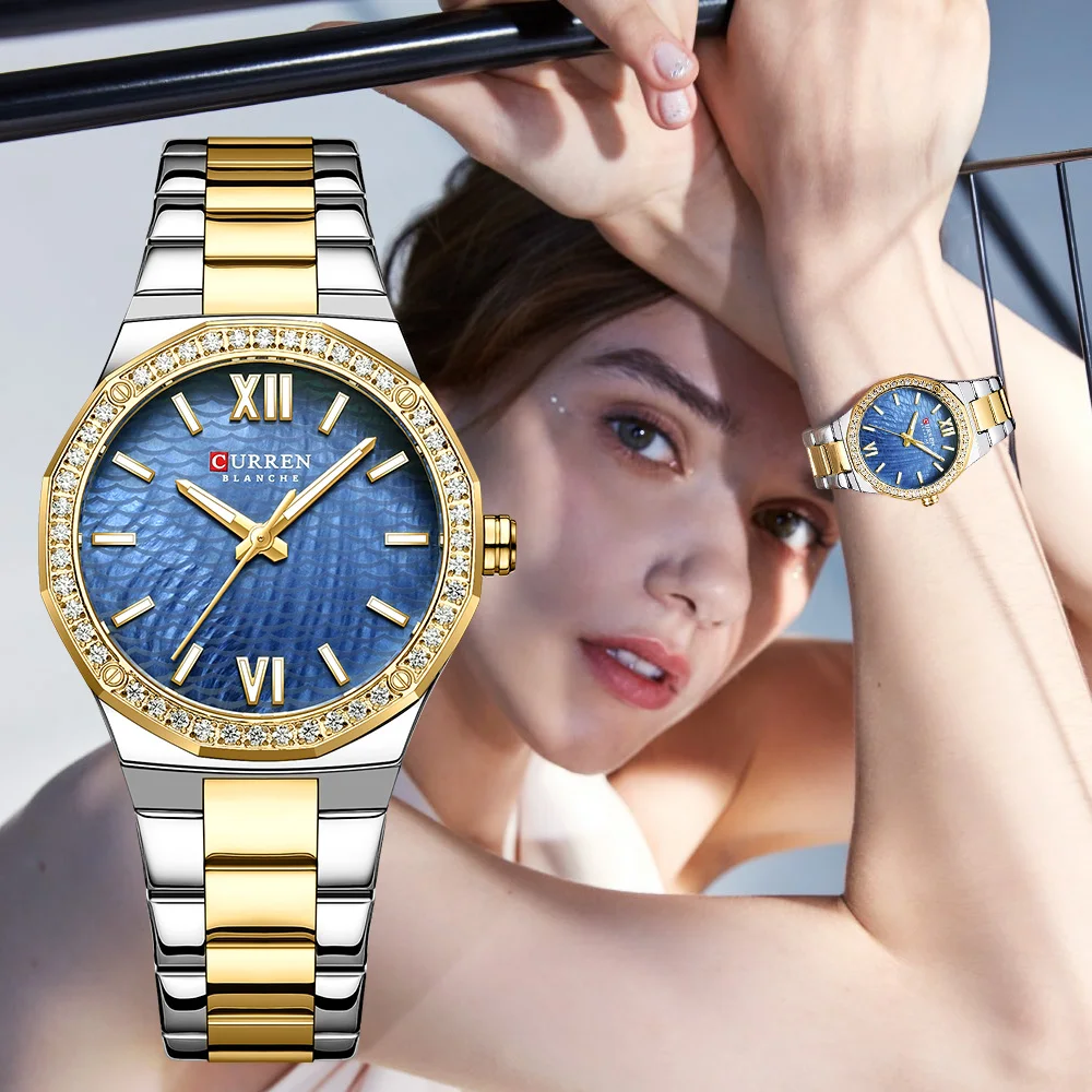 CURREN 2025 Casual Ladies Quartz Wrist Watch Luminous Bracelet Women Watch Clock Luxury Brand Design Women Montre Femme Reloj 2