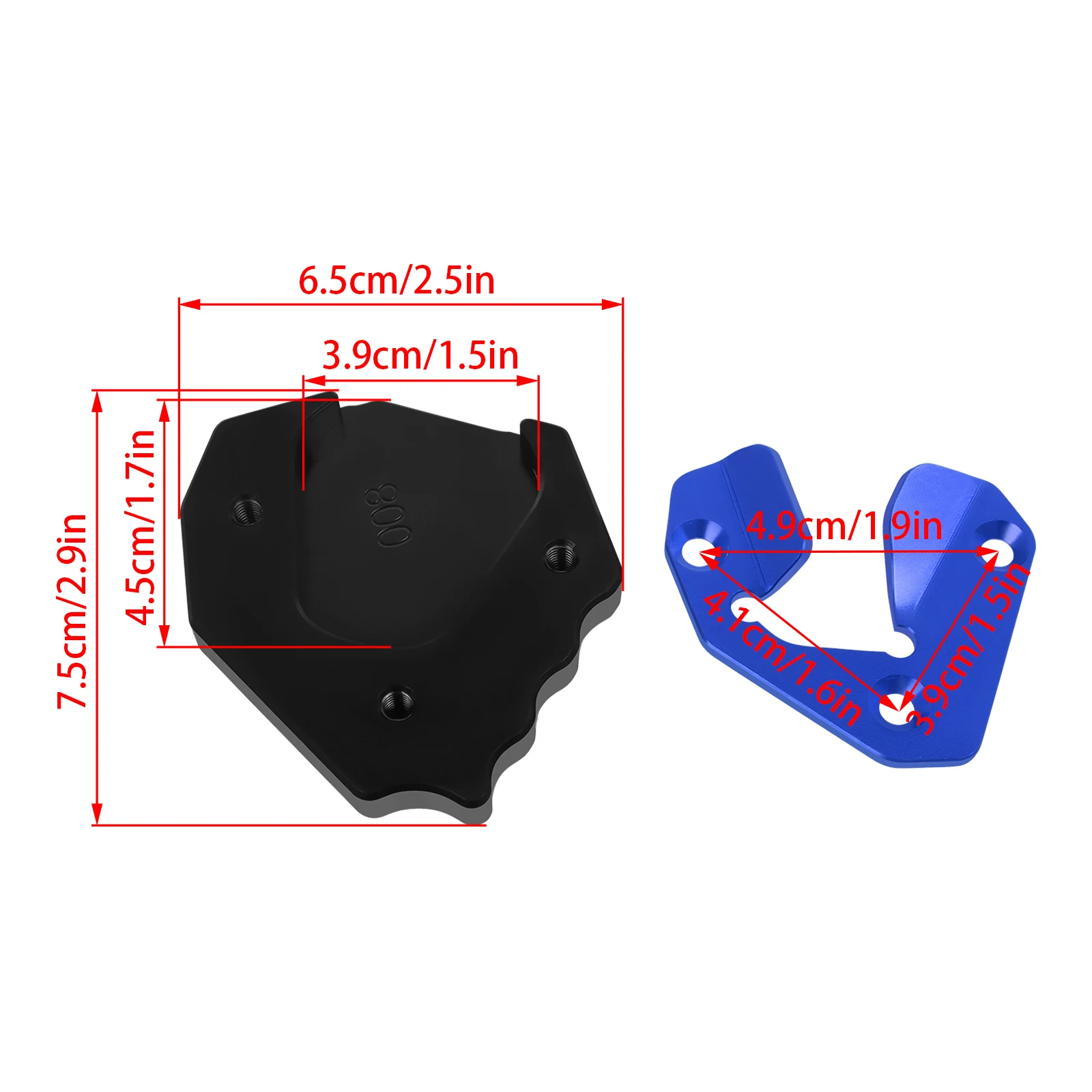 Motorcycle Foot Side Stand Kickstand Support Plate Enlarge Extension Pad For BMW S1000XR S1000 XR S 1000 XR motorcycle kickstand extender motorcycle kickstand pad motorcycle kickstand