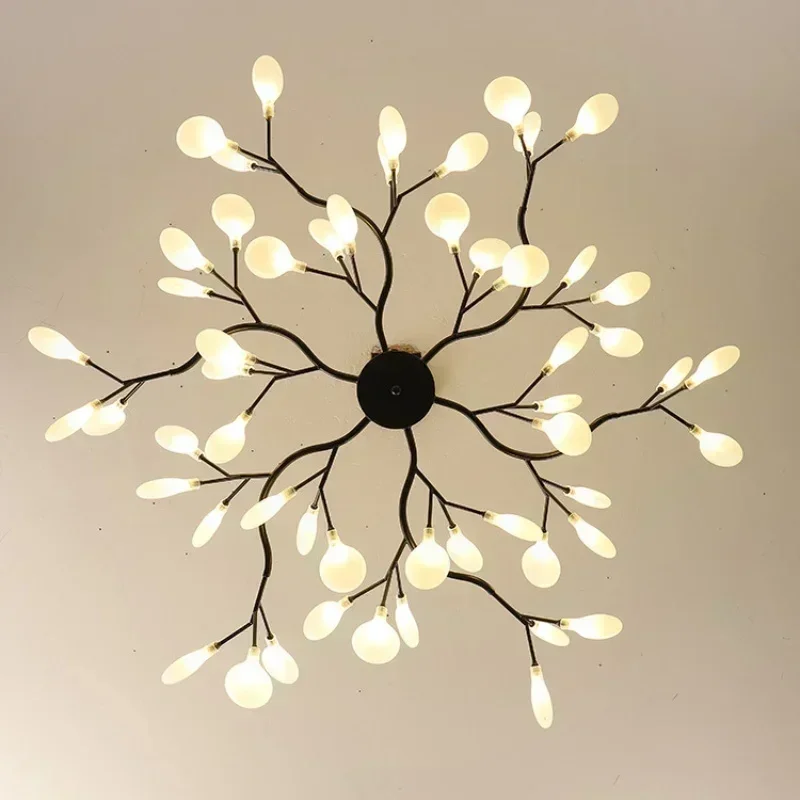 LED Chandelier Ceiling Chandelier LED Pendant Light Modern Branch G4 Led Ceiling Chandelier Nordic Gold Art Living Room Pendant Lights Lighting Home Decor Restaurant Bedroom Lamps