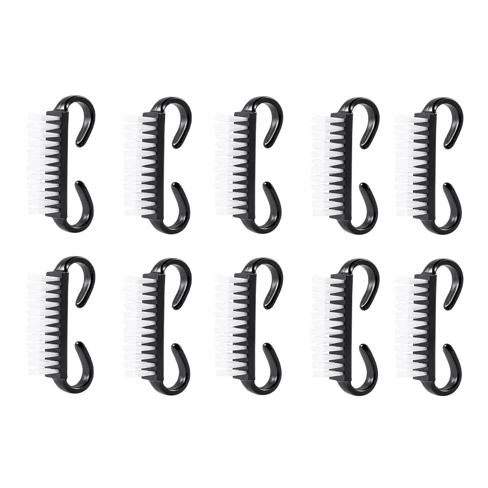 

10 Pcs Plastic Nail Scrub Fingernail Cleaning Manicure Nails