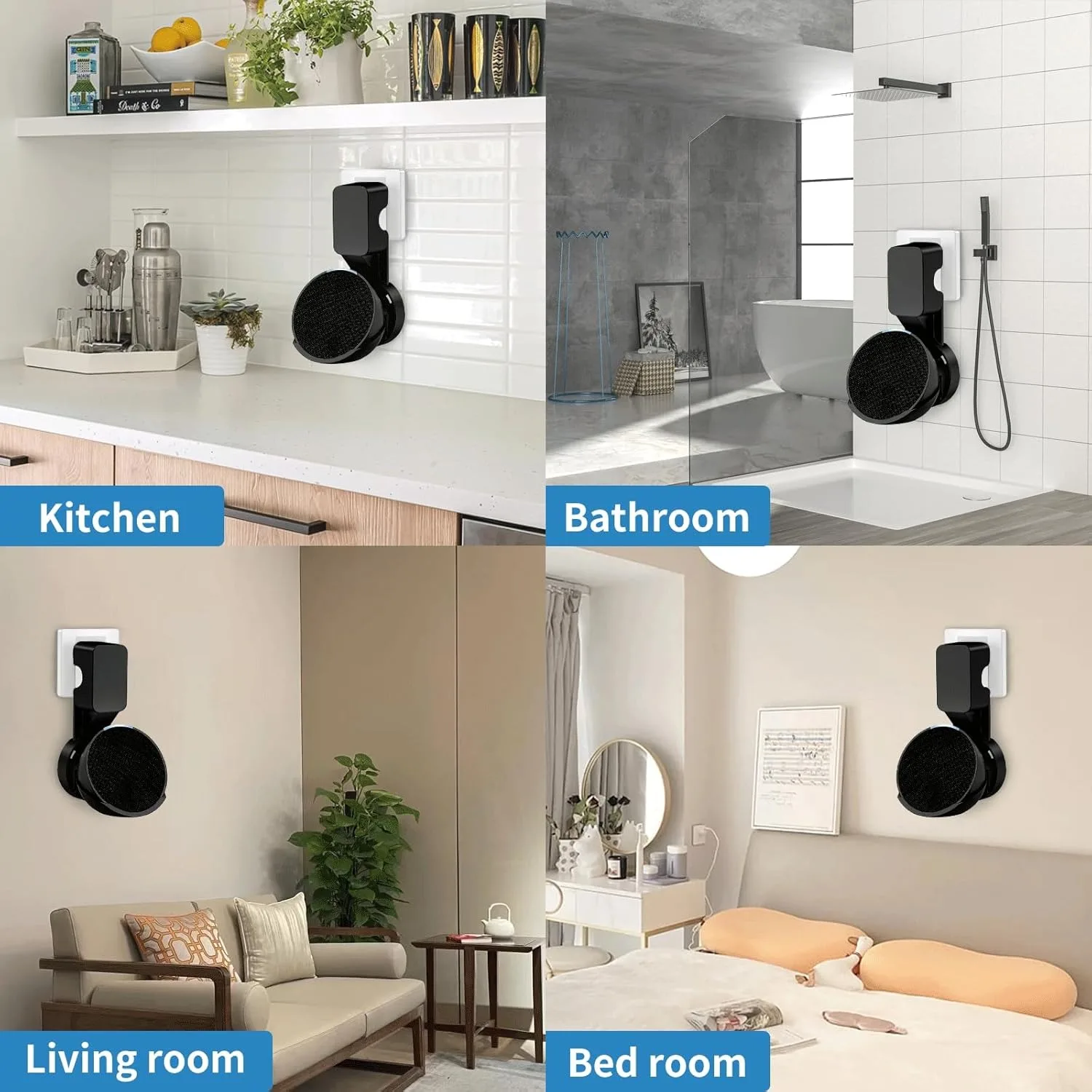 Echo Pop Wall Mount Holder with Built-in Cable Management