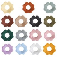 J15U Cotton Drooling Apron 360 Degree Rotating Burp Cloths Feeding Bib Adjustable