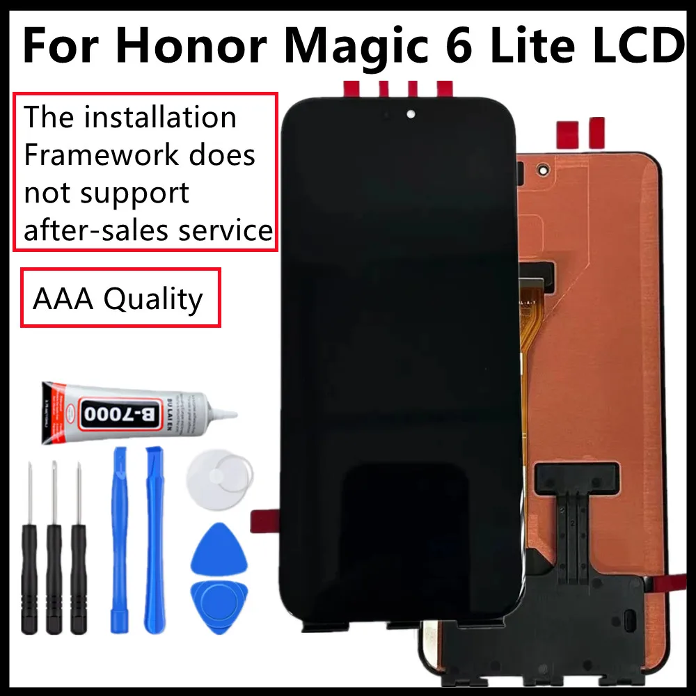 Écran Huawei Honor Magic 6 LITE Noir + Batterie - Service Pack Original