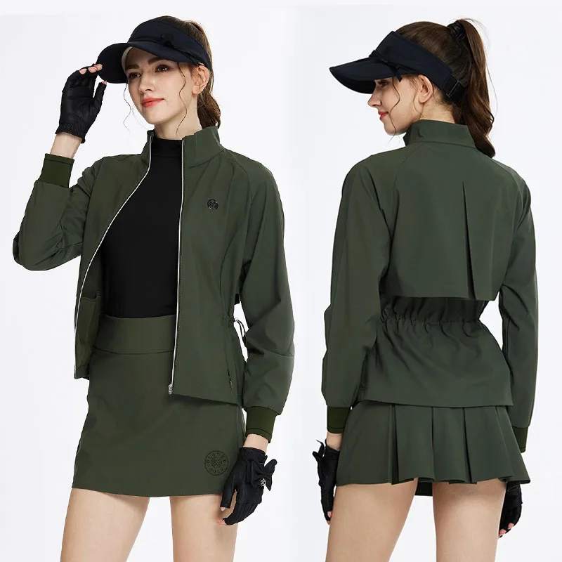 Women’s UV Golf Crop Top 1