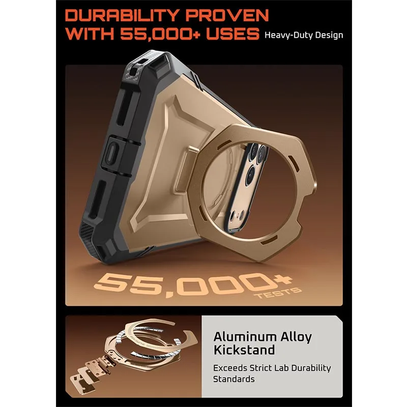 MOFT For IPhone 17 Pro Case- MOVAS Snap Case, MagSafe Compatible, Soft-Touch Vegan Leather, Classic Minimalist Design, Lightweight, Stain-Resistant & Camera Protection, Misty Cove - View #9