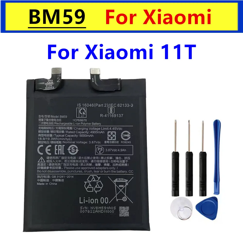 OEM XIAOMI Oem Batteria Testata Ricambio Pari Originale Bm59 Per Xiaomi