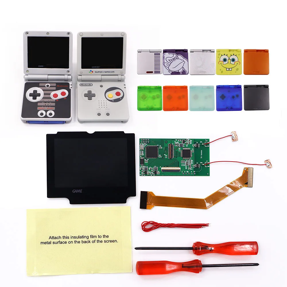ЖК-дисплей с IPS-подсветкой для Gameboy ADVANCE SP 3 0 дюйма |