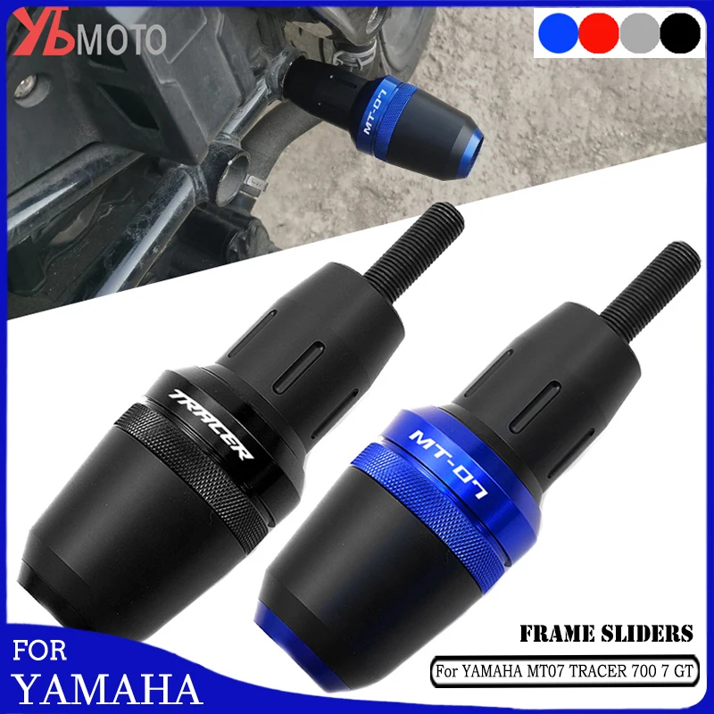 

Слайдеры рамы трассера MT07, аксессуары для мотоциклов, защита от ударов с ЧПУ для YAMAHA MT 07 2014-2023 FZ07, фототрассировщик, фотоловушка 700/GT 2020