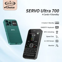 New Original 4 SIM Standby Mobile Phone 2G QWERTY Keyboard Flashlight Call Recording Speed Dial FM Radio Feature Phone Type-C 1